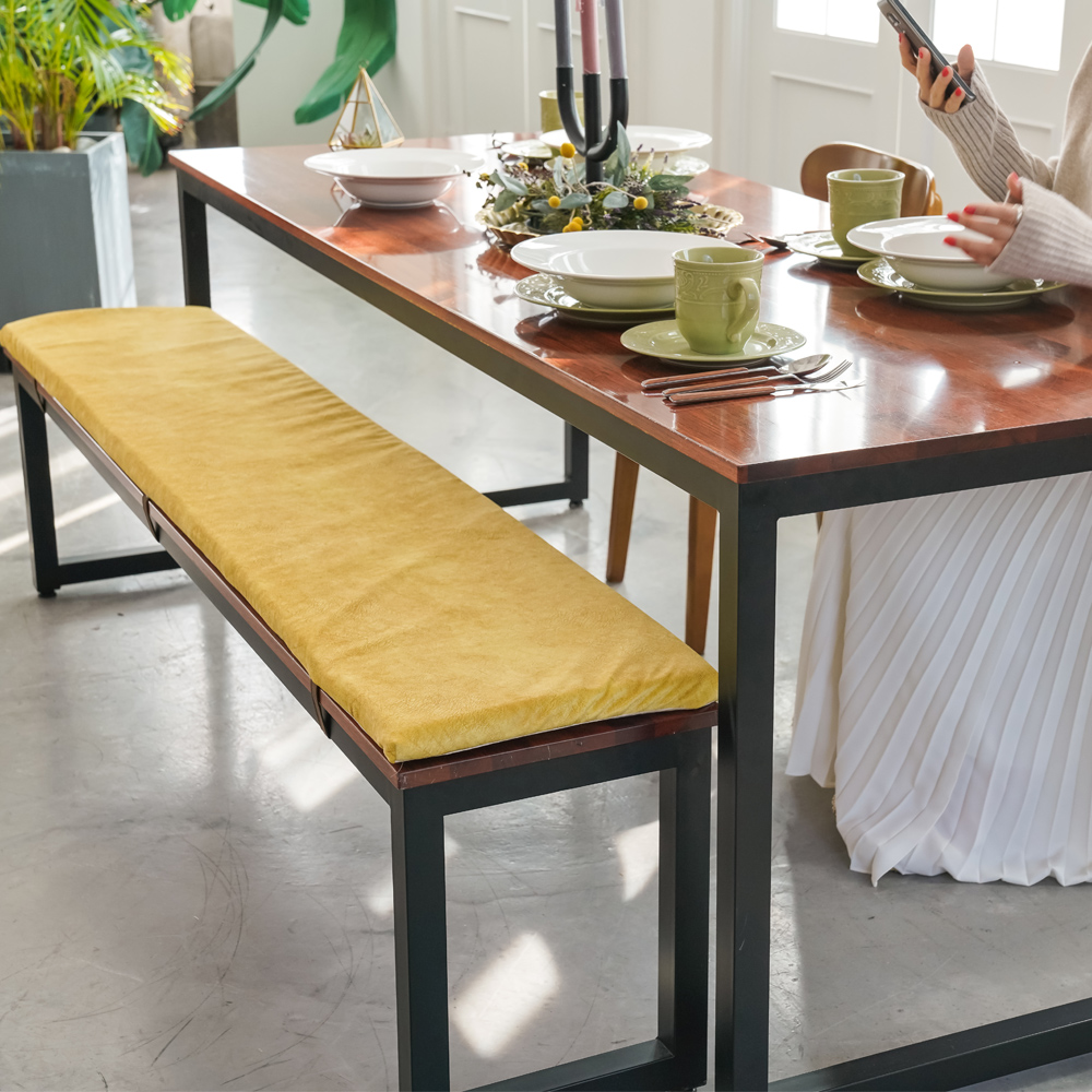 럭셔리 라텍스 벤치방석 식탁의자방석 긴방석 맞춤 주문제작가능