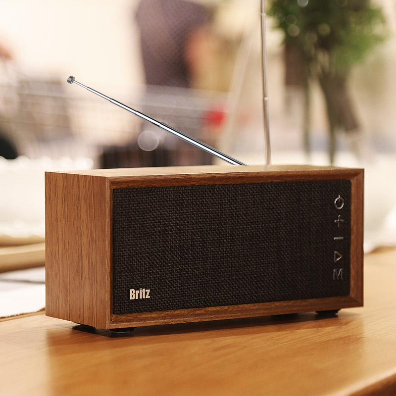 [브리츠몰] BA-RBW1 Plus 휴대용 블루투스 스피커 / FM 라디오 - 상세 이미지 2