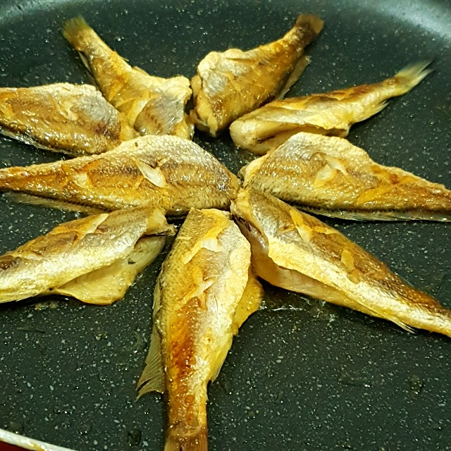 국내산 반건조 참조기 500g 두절 손질 조기 부산 생선대장 - 상세 이미지 3