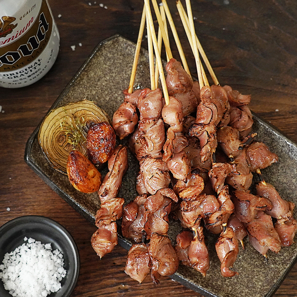 캠핑음식 요리 닭꼬치 파닭 염통 모듬 수제꼬치 구이 12종