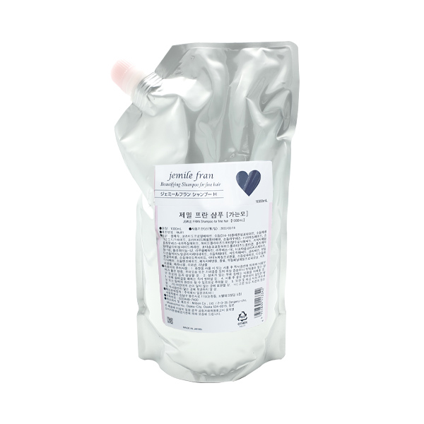 밀본 제밀프란 하트 샴푸 1000ml 가는모발(용기포함) - 상세 이미지 2