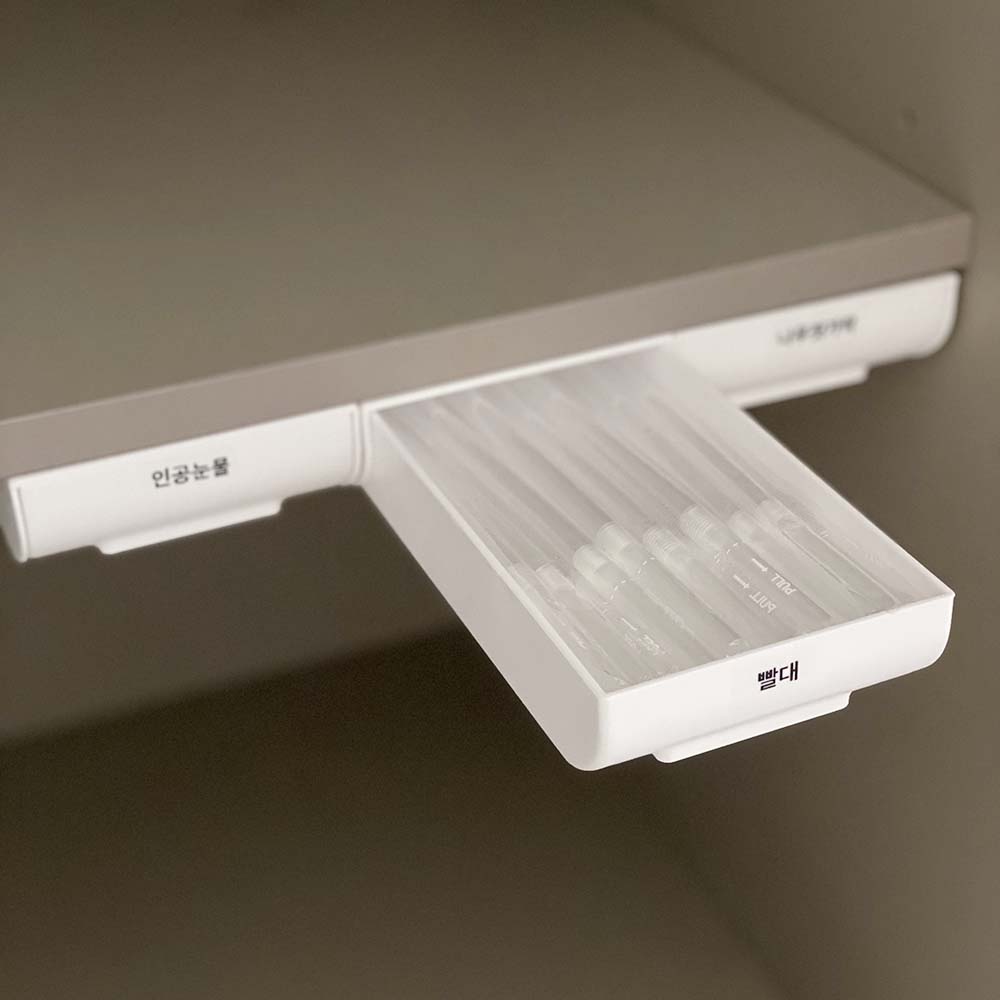 미니 슬라이딩 서랍 서랍식 주방 틈새 수납박스 제품 이미지