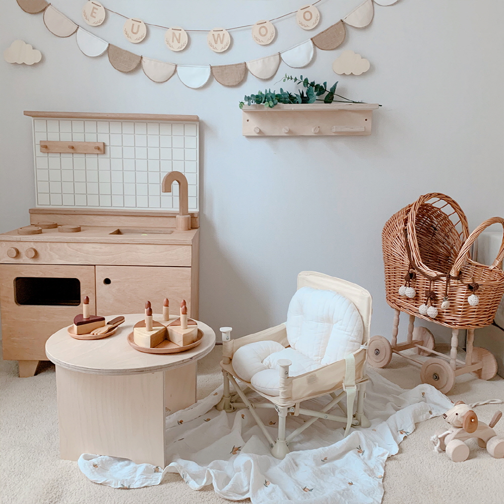 [원가이하]마롤로뜨 100수 체어 라이너 아기의자 유아 시트 식탁의자 신생아