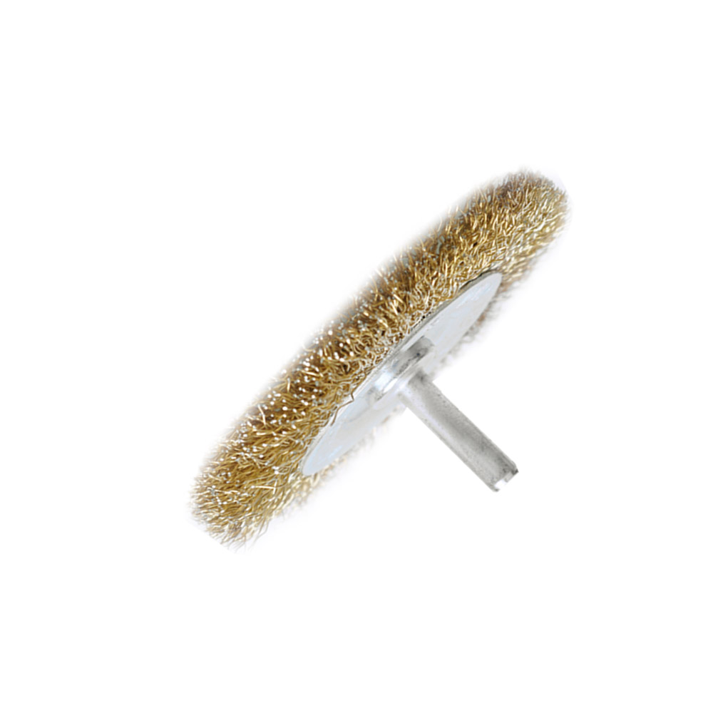 KENDO 켄도 평브러쉬 철 원형휠 150mm 척 사용 (3mm) 76002320 - 메인 이미지