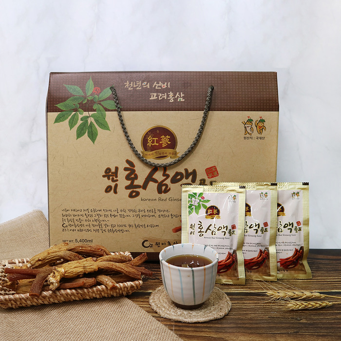 원이홍삼 골드형 고려 홍삼즙 홍삼진액 홍삼액기스 90ml 60포 - 상품 이미지