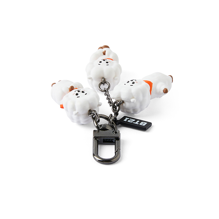 Friends line BT21 RJ noisily figures keyring