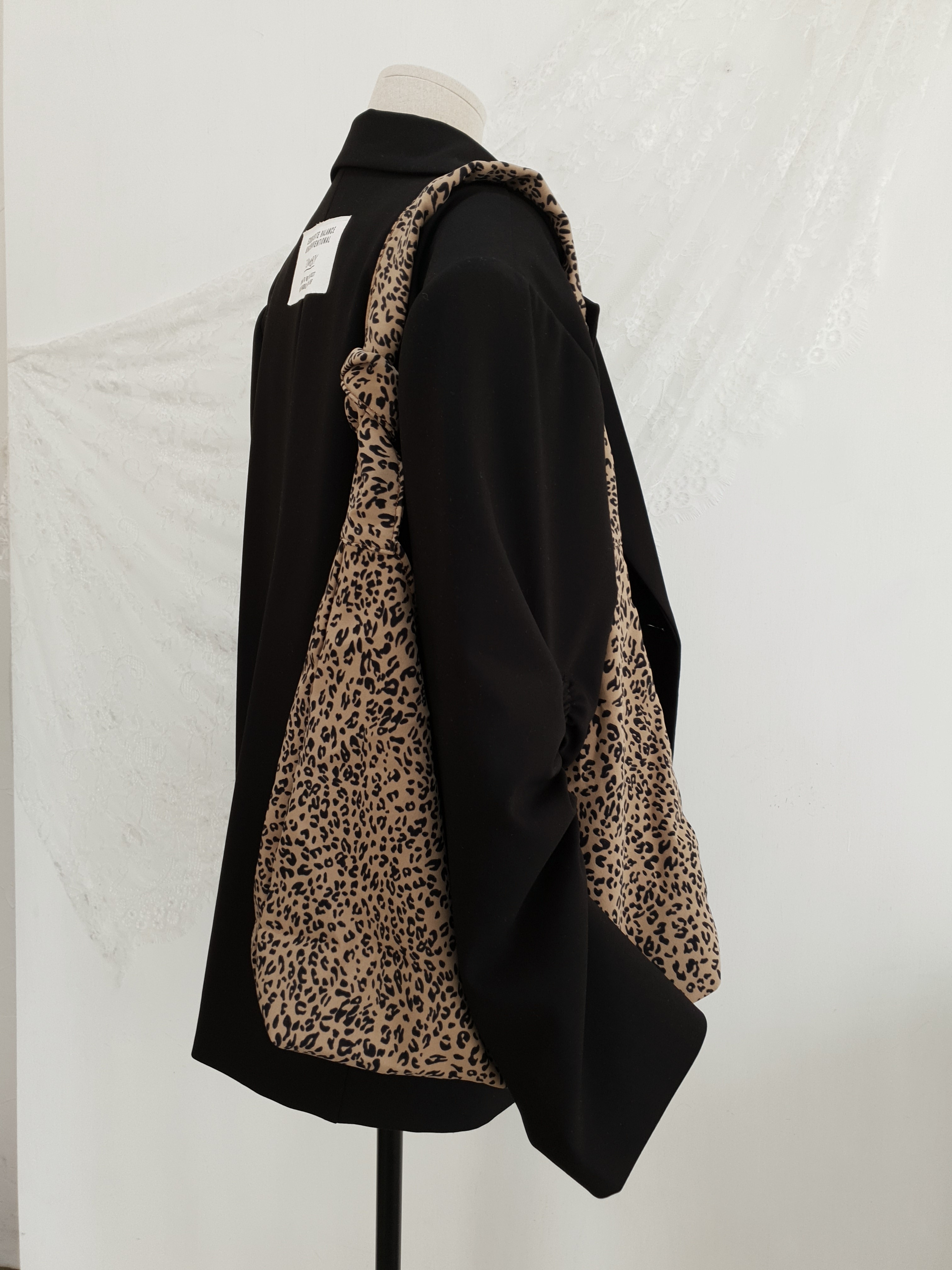 [리햅] BEST 랭킹 타임특가 어흥 호피 매듭 에코백 레오파드 숄더 가방