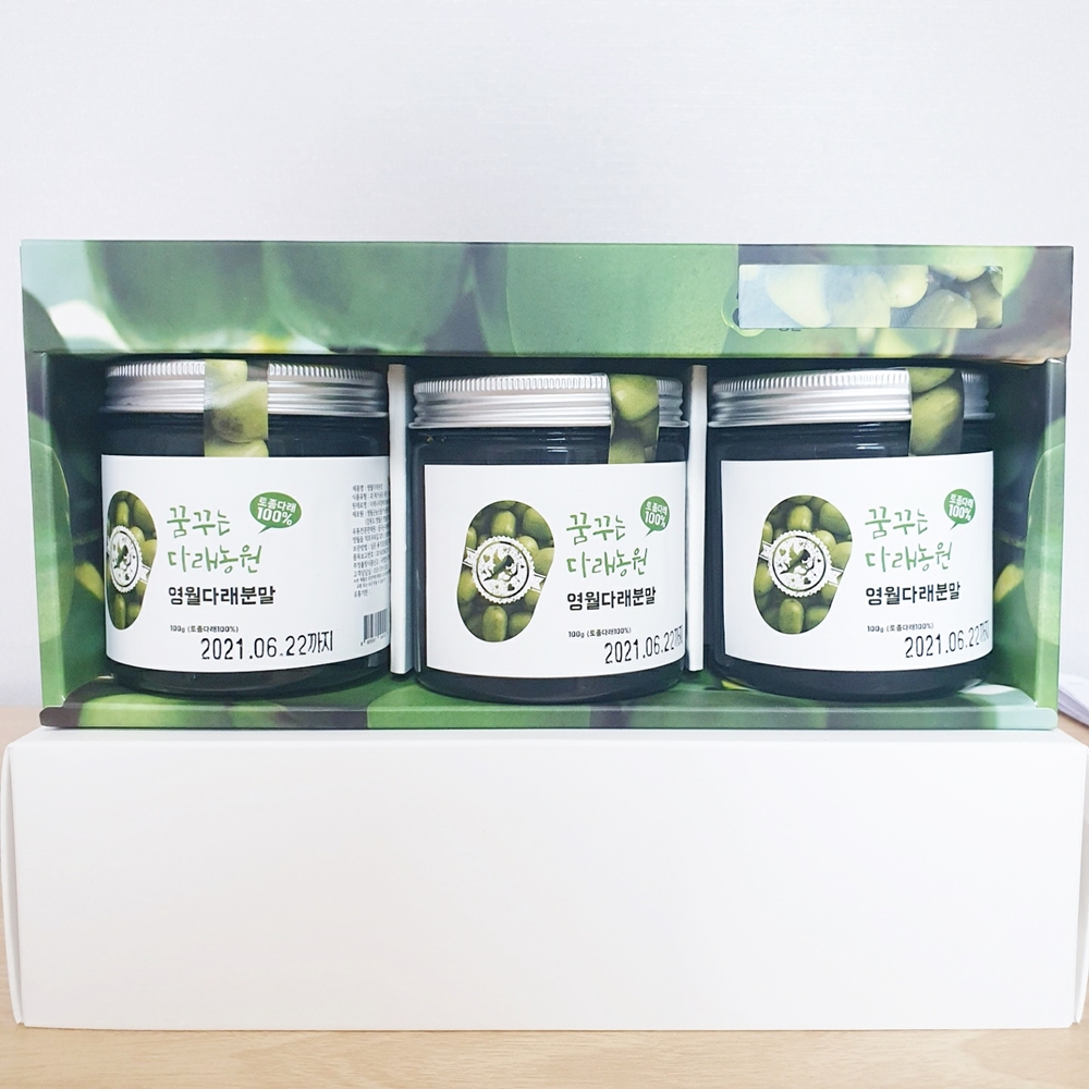 명절 추석 설날 선물 세트 영월 토종 다래 분말 가루 건강 300g(선물포장)