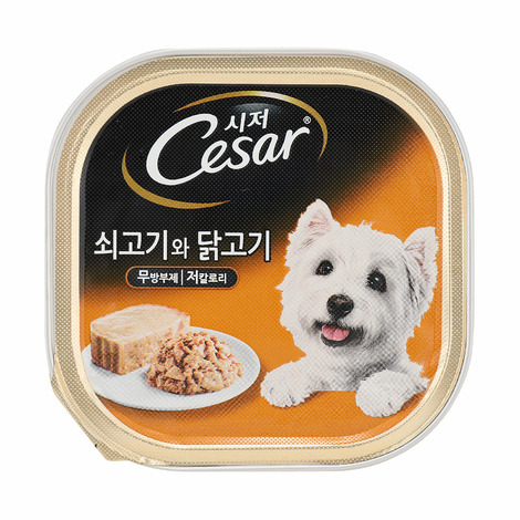 시저 강아지 캔 간식 소고기 100g - 상세 이미지 5