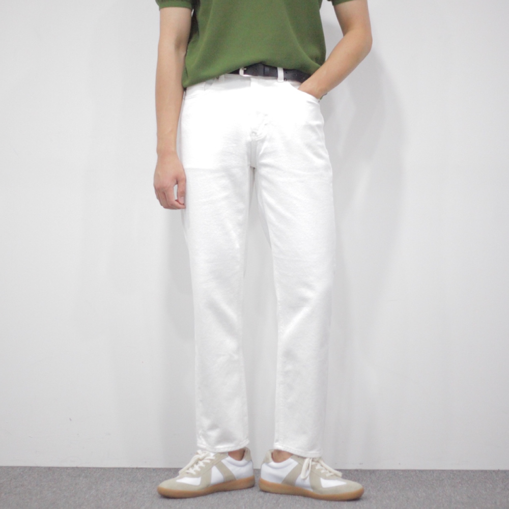 레귤러핏 남자 백바지 빽바지 흰색 면바지 - 상세 이미지 2