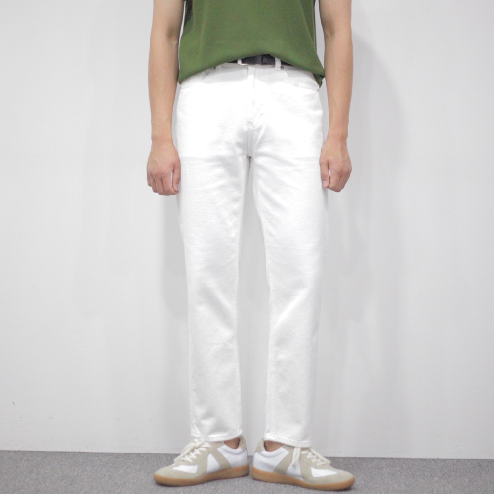 레귤러핏 남자 백바지 빽바지 흰색 면바지 - 상세 이미지 4