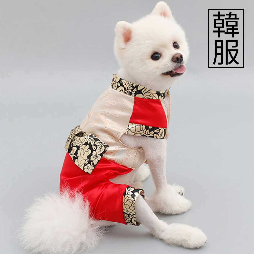 강아지 고양이 애견 한복 설빔 강아지옷 개량드레스 이미지 8