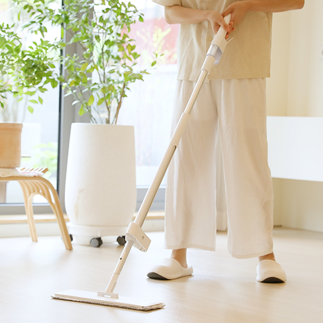 클링 물걸레 밀대 밀대걸레 스프레이 청소밀대 극세사패드 3장 - 상세 이미지 2