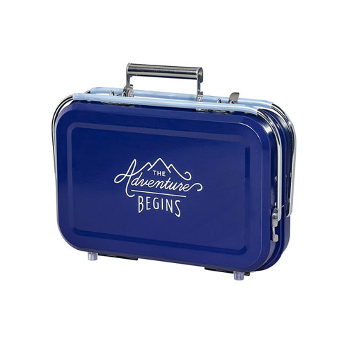 젠틀맨하드웨어 캠핑 접이식 포터블 바베큐 차콜 그릴 화로대 휴대용 경량 소형 미니 블랙