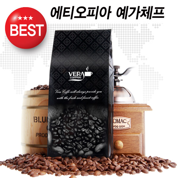 베라커피 원두 에티오피아 예가체프 G2 홀빈, 1kg, 1개 - 상품 이미지