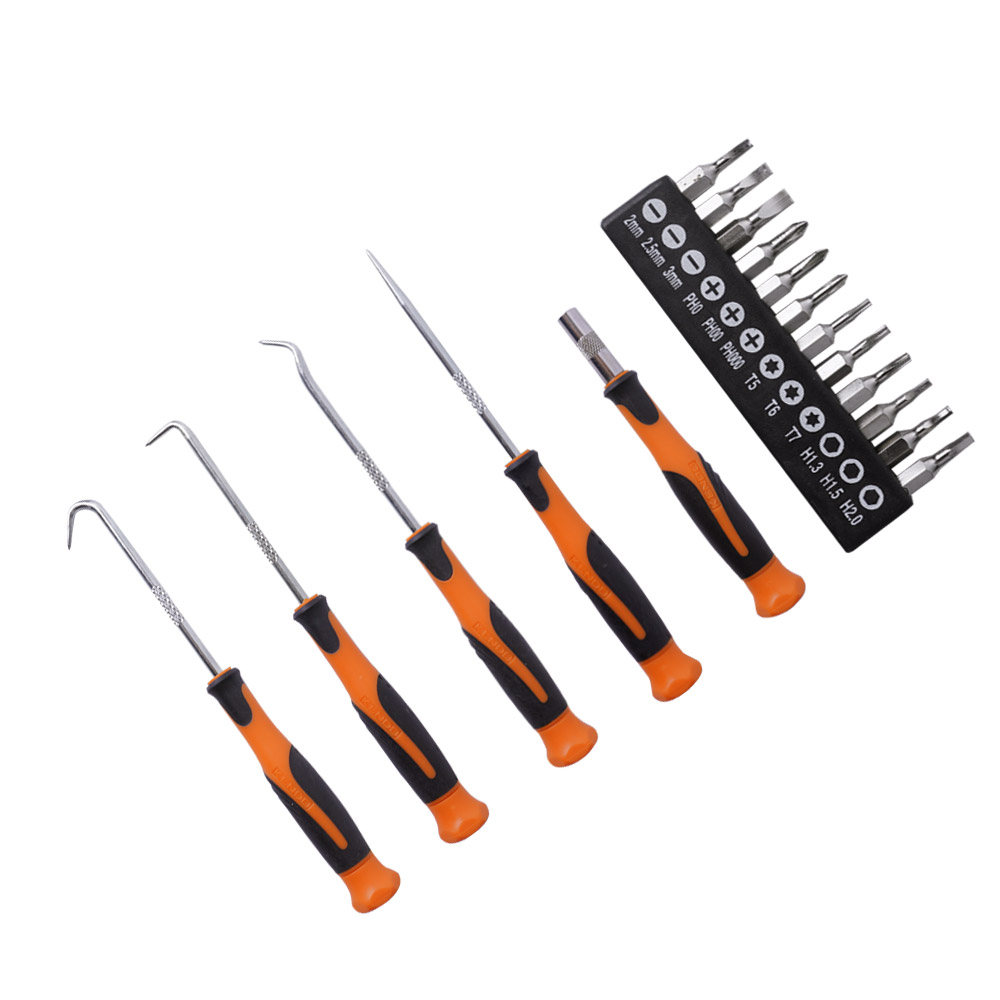 KENDO 켄도 정밀 드라이버 후크 세트 갈고리 송곳 오링풀러 20539 (17PCS) - 상세 이미지 3