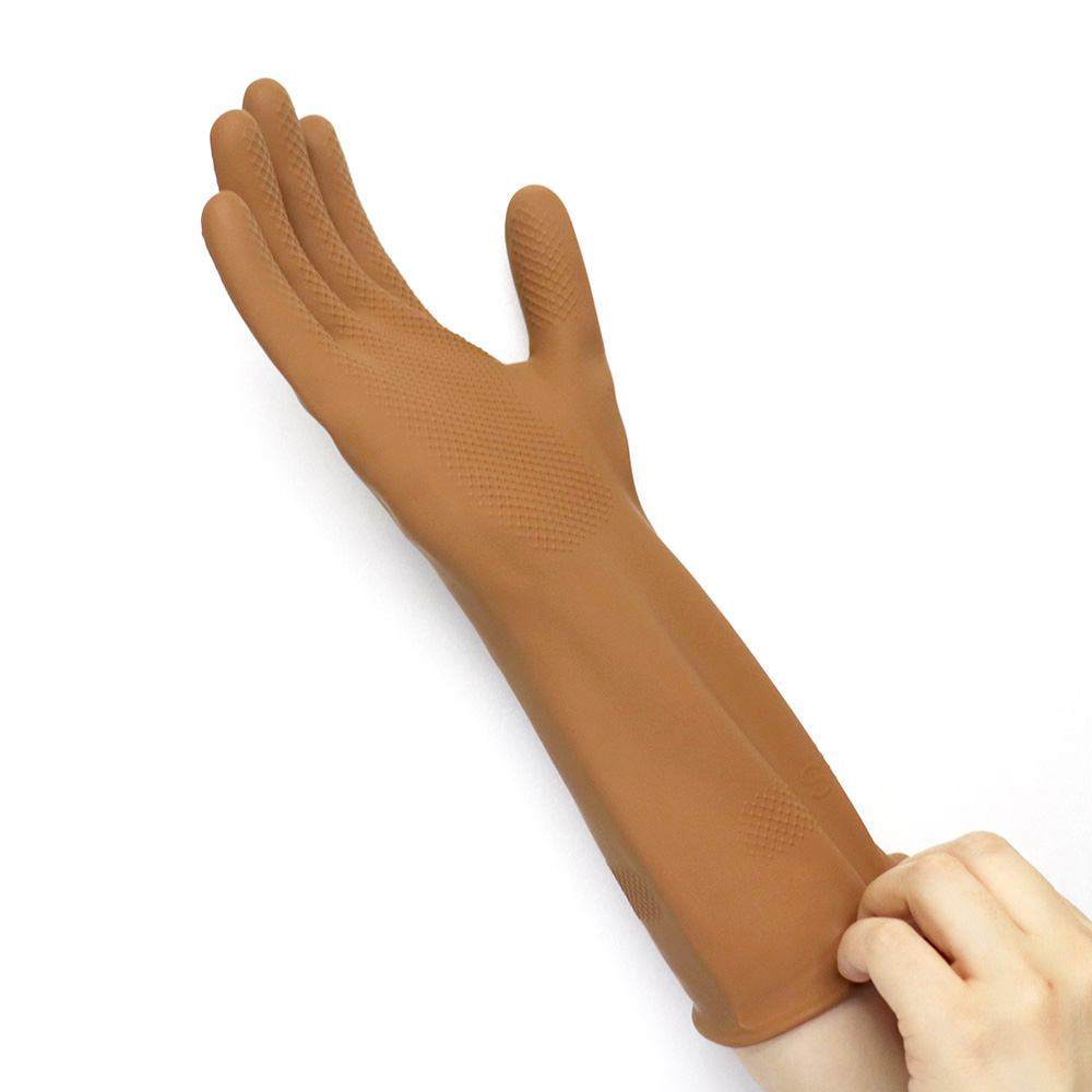 글러브센스 천연 라텍스 고무장갑 X 12입 이미지 2