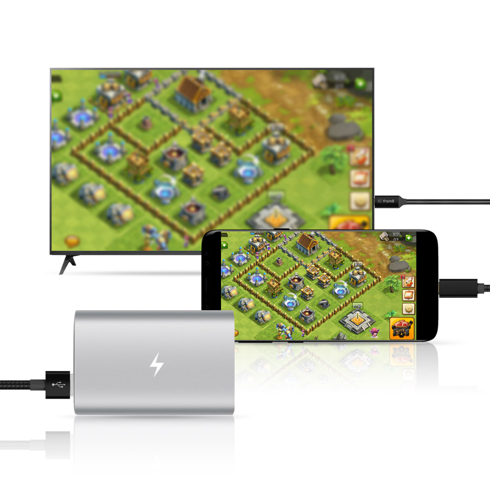 USB C to HDMI 미러링 MHL 케이블 2M