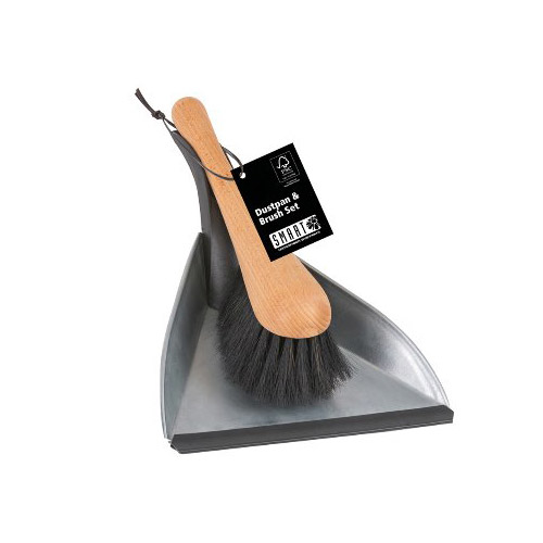 스마트 FSC 우드빗자루 삼각 쓰레받기 나무빗자루 세트 소