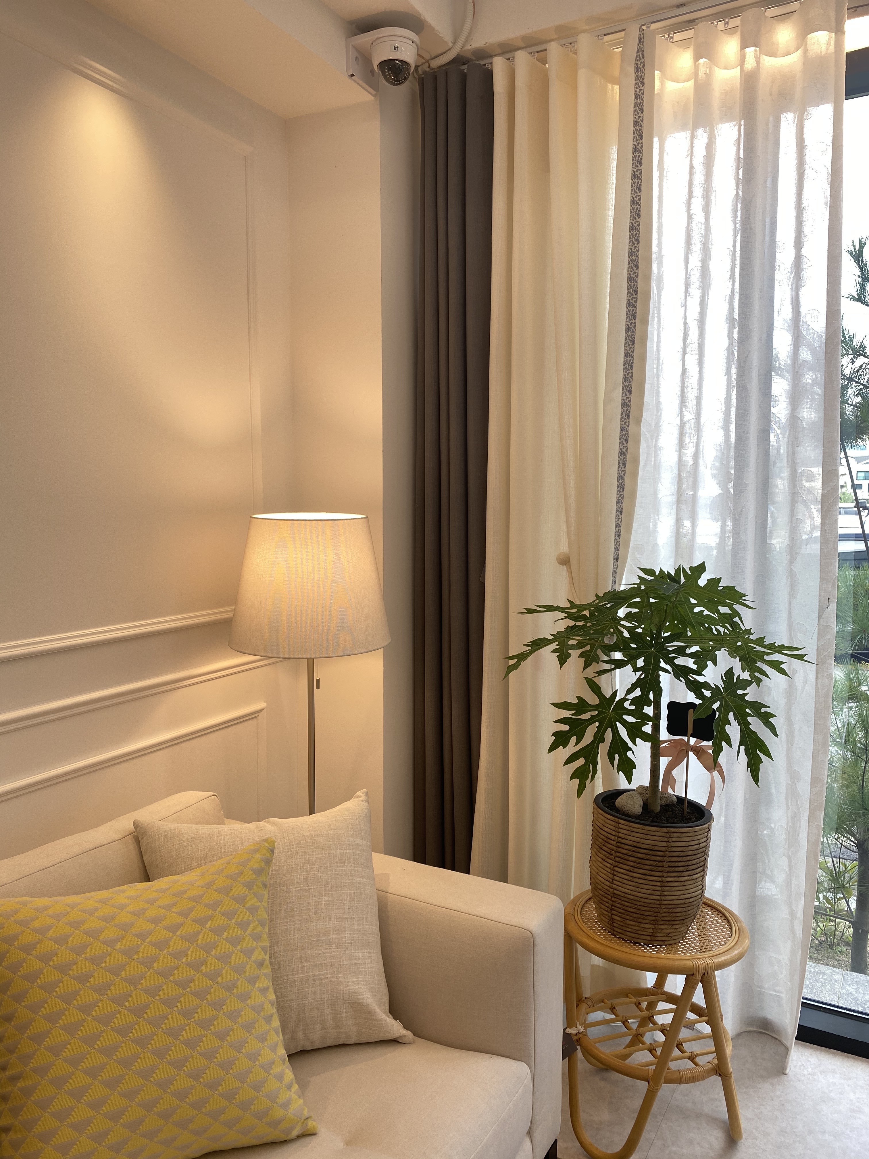 코지앳홈샵 감성맞춤 MILTON 거실/안방 사계절 무지 겉커튼(4종)