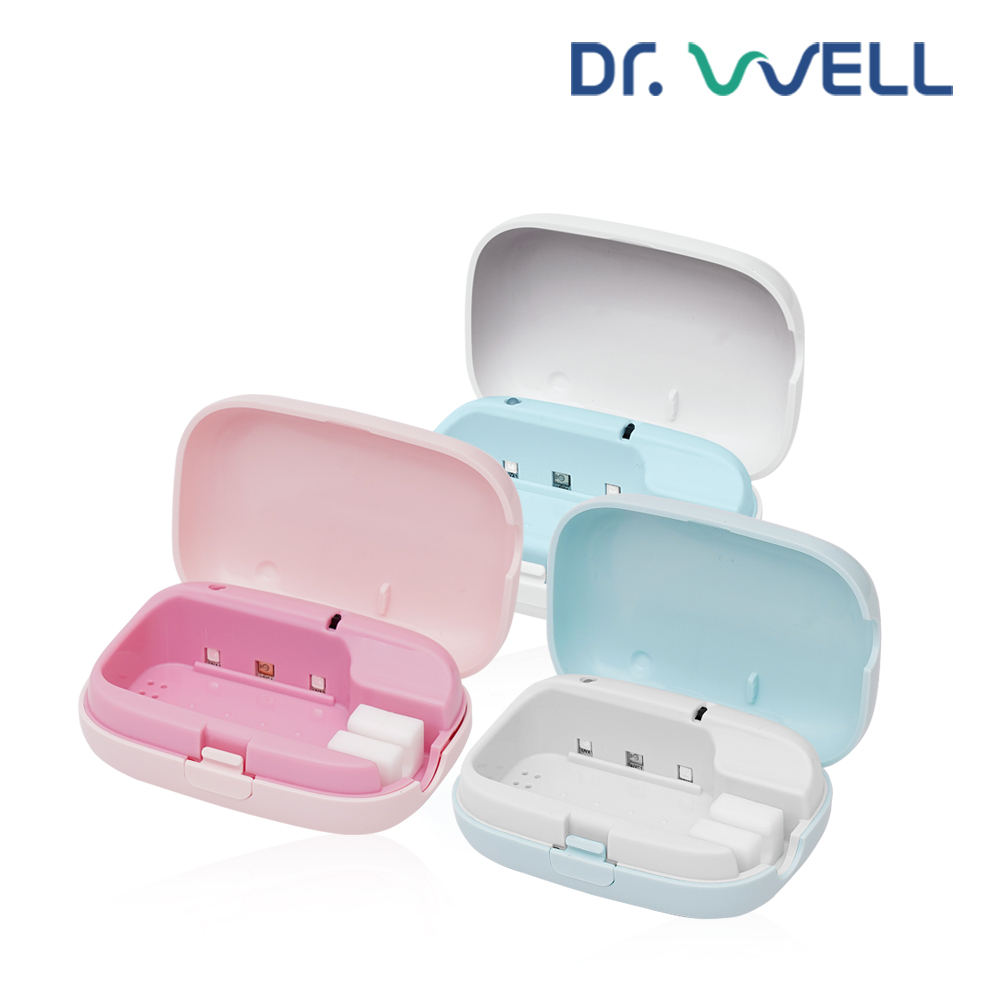 닥터웰 국산 UV 무선 미니 칫솔 살균기 3종