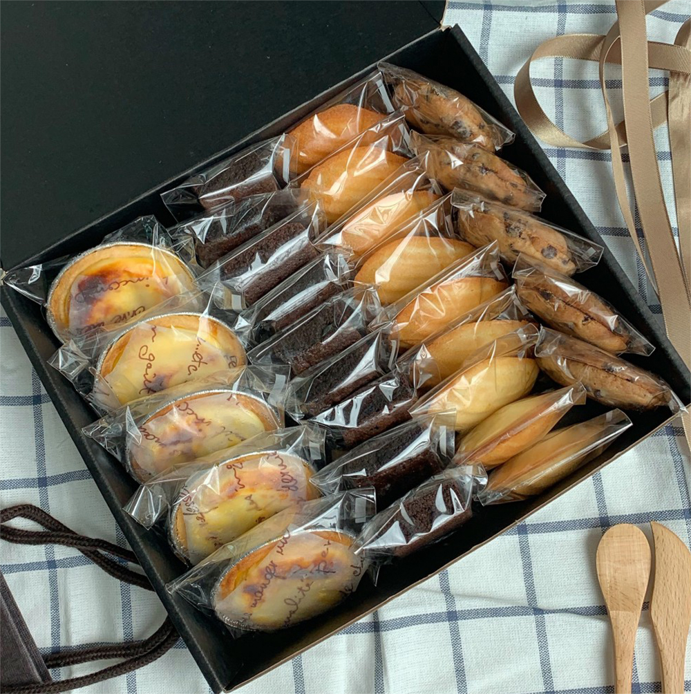 달콤한세트 타르트 브라우니 마들렌 초코칩쿠키 선물세트 - 메인 이미지
