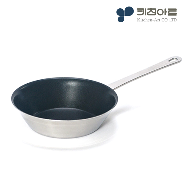 키친아트 인덕션 계란후라이팬 미니 스텐 프라이팬 14cm - 상세 이미지 4