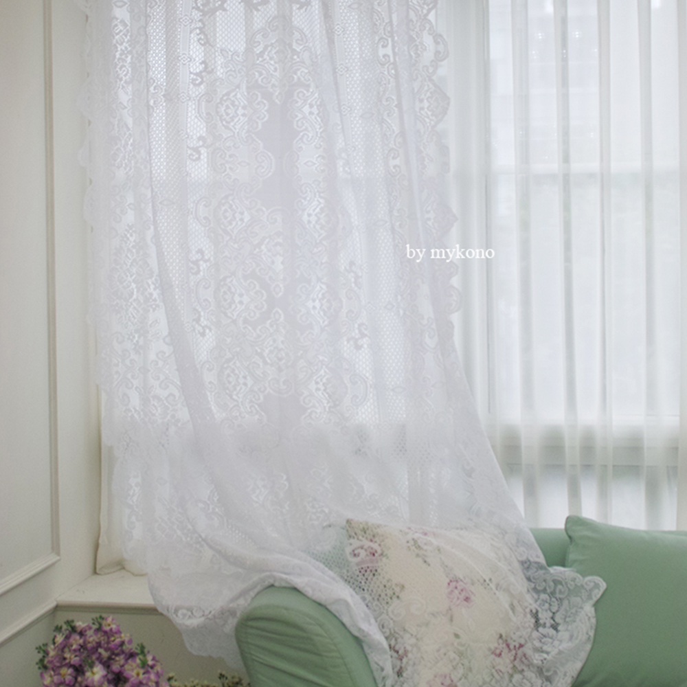 벨기에 레이스 식탁보, 커텐레이스 - 상품 이미지