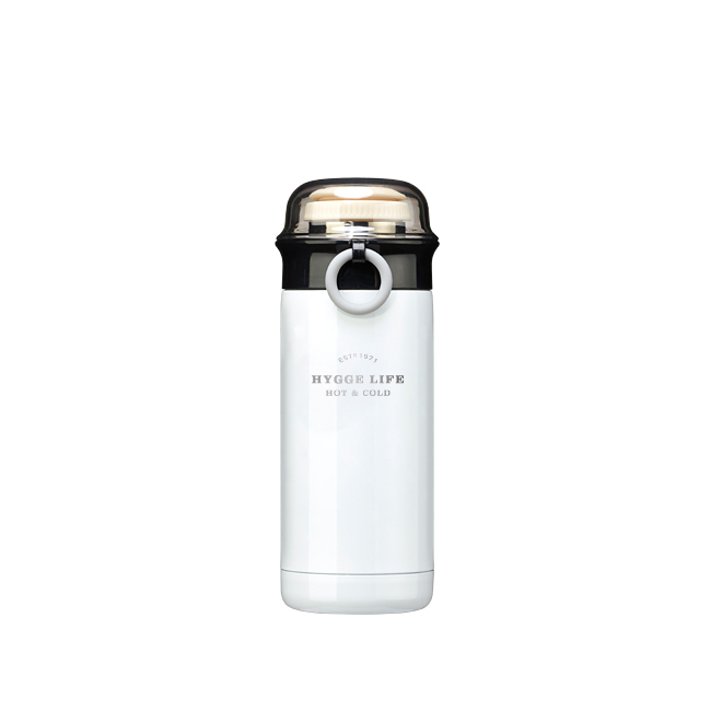 코멕스 투명 컵 보온 보냉병 스텐 텀블러 마호병 물병 보틀 350ml - 상세 이미지 2