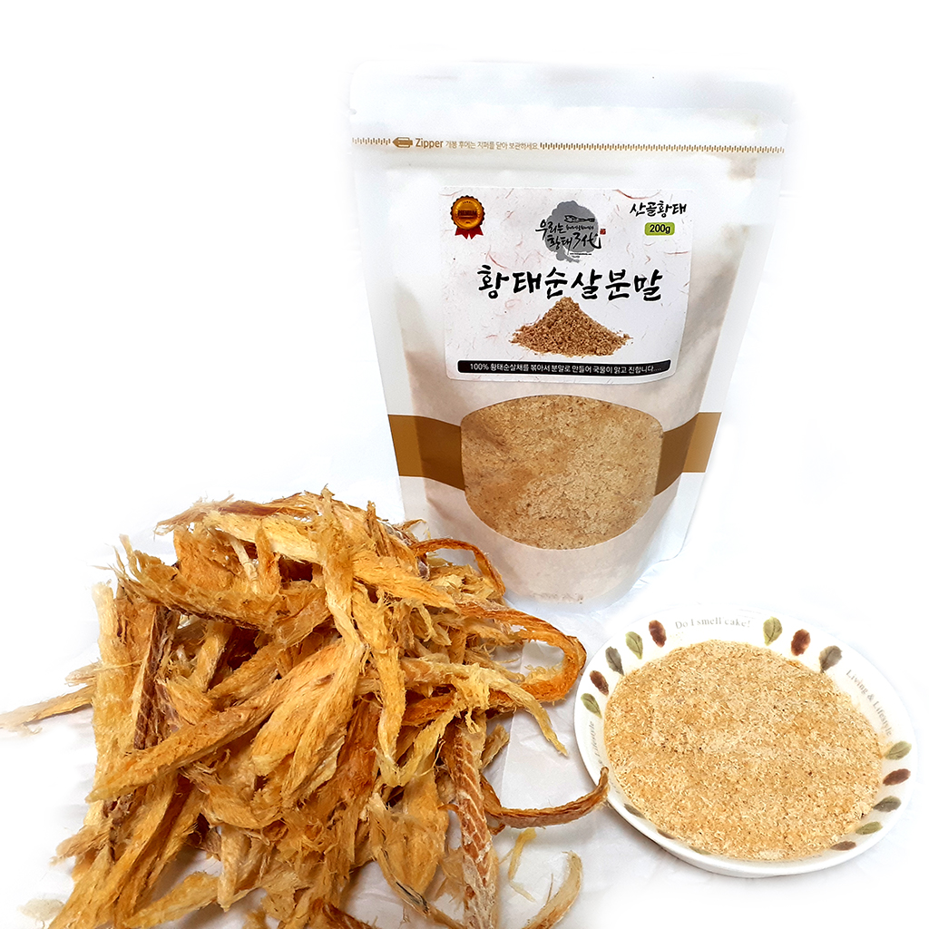 용대리 자연건조 황태가루 200g 인간극장 산골황태덕장 - 상세 이미지 3