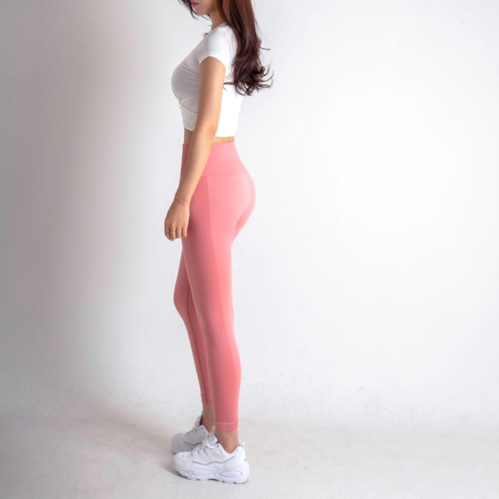 필라테스복 레깅스 편한 요가복 운동레깅스 안티 Y존커버 코튼 사이드브리드 - 상세 이미지 2