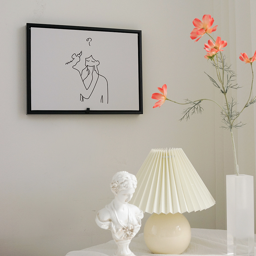 자체제작 두꺼비집 배전함 가리개 액자 집들이 선물 드로잉 3type