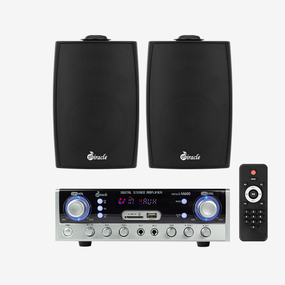 블루투스 앰프 매장용 앰프 미니 카페 업소용 스피커 2채널 4채널 300W 이미지 3