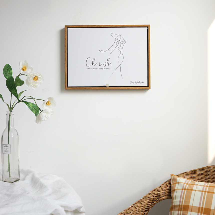 자체제작 두꺼비집 배전함 가리개 액자 집들이 선물 드로잉 3type