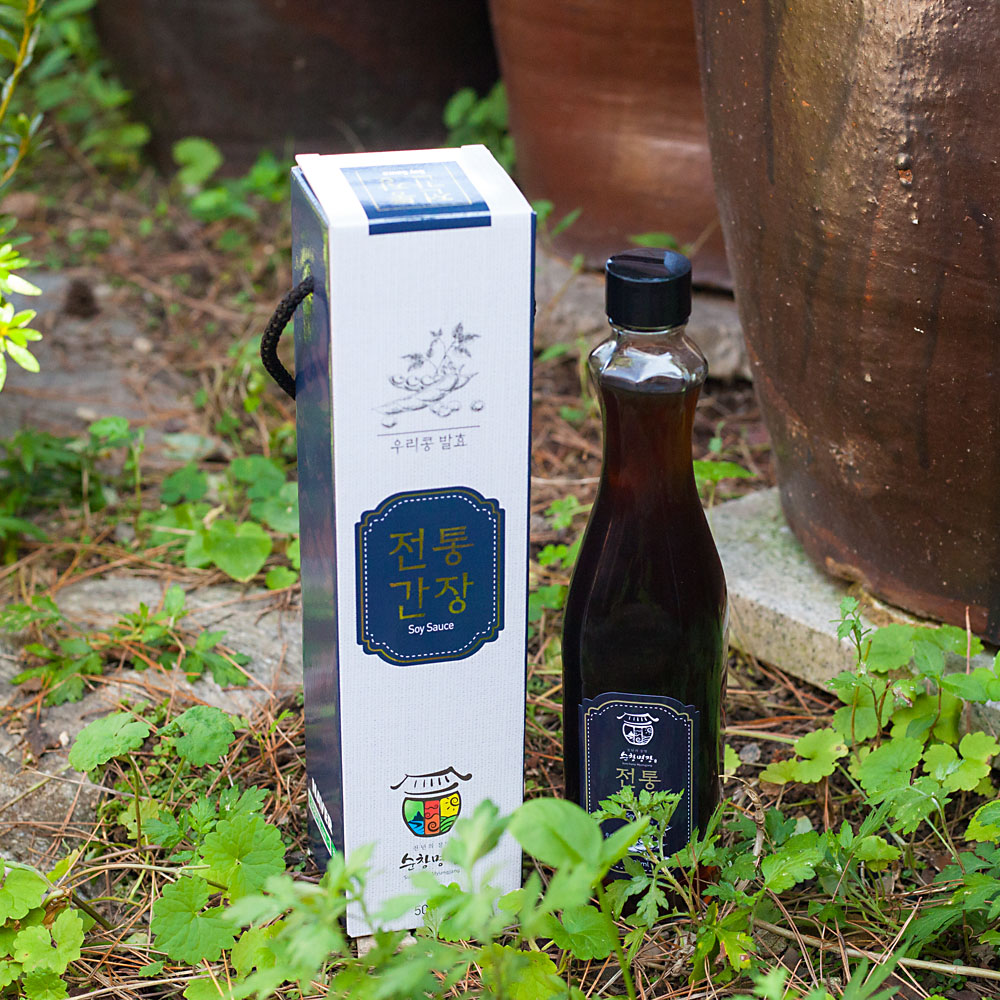 간장선물 포장 조선 국 국산콩 집 500ml 순창 해목 이미지 6