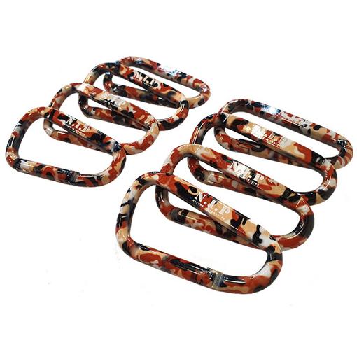 N.I.P 카라비너 알루미늄 캠핑 연결고리 미니비너 10개 1세트