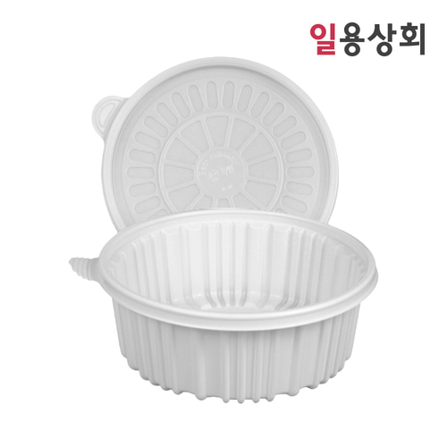 탕용기 JH 225파이 소 2200ml 200세트 PP 백색 : 일용상회