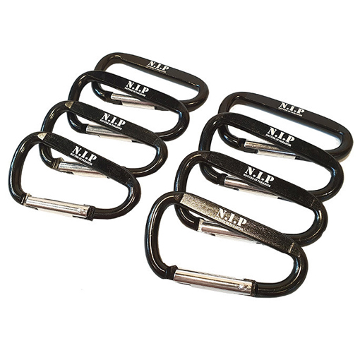 N.I.P 카라비너 알루미늄 캠핑 연결고리 미니비너 10개 1세트