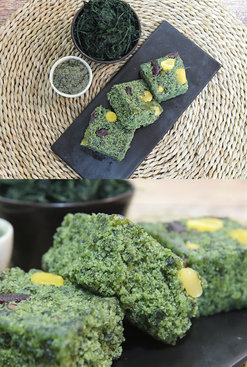 단호박의 은은한 단맛 호박설기