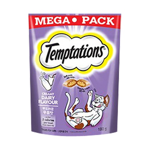 템테이션 스낵 믹스업 메가팩 치킨연어 체다치즈 160g 고양이간식