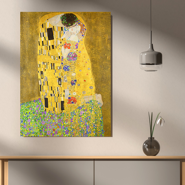 구스타프 클림트 인기 명화 그림 캔버스 액자 포스터 A4 - 상세 이미지 4