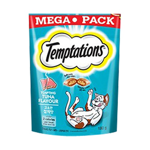 템테이션 스낵 믹스업 메가팩 치킨연어 체다치즈 160g 고양이간식