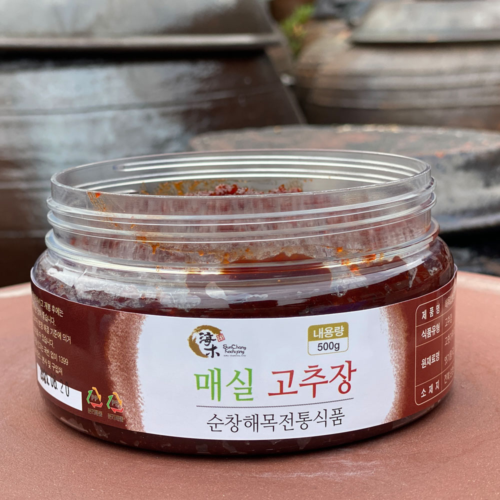 순창 매실고추장 매실 그대로 갈아넣은 국산 해목 1kg, 1개 - 상세 이미지 5