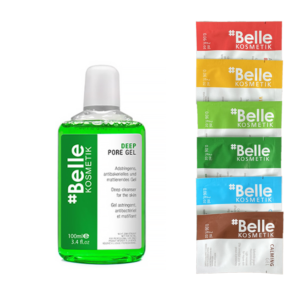 샵벨르 딥포어젤 100ml 모공청소 샘플지 7장 - 상품 이미지