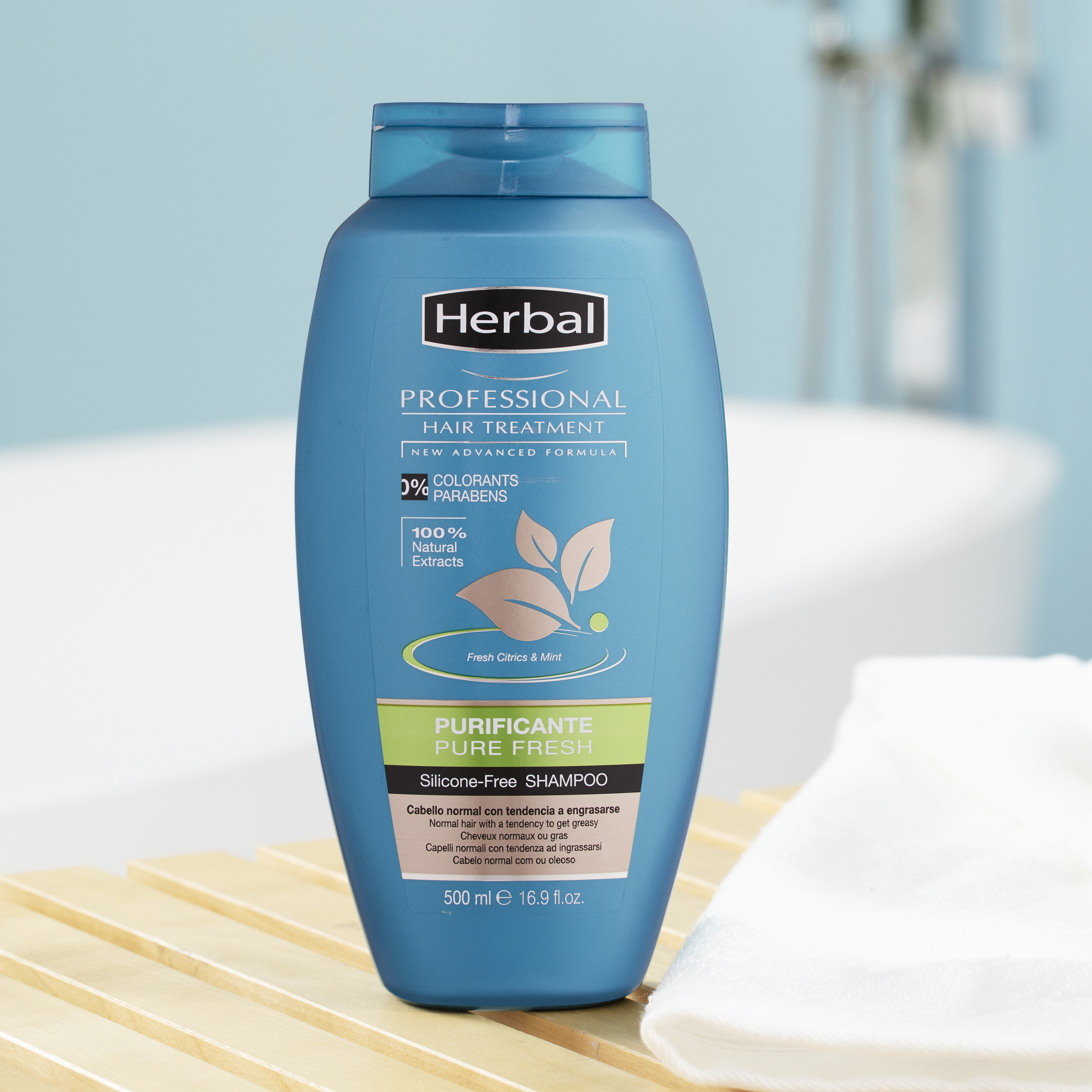 허벌히스패니아 퓨리파잉 지성샴푸 지루성두피염 청소년 정수리냄새 두피각질 시트러스, 500ml, 1개