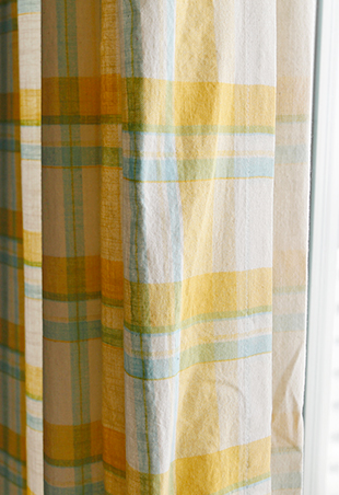 바이아미 에이드 아이방 체크 커튼 맞춤