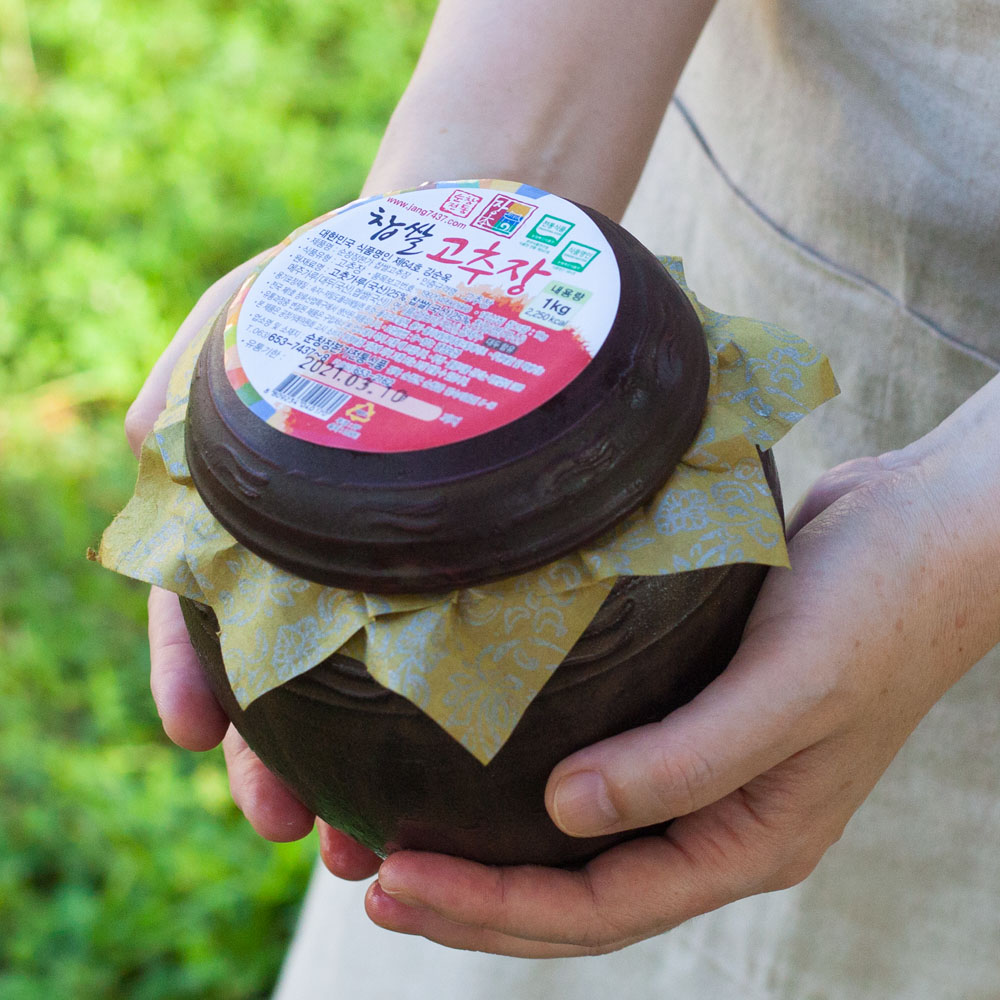 찹쌀고추장 시골 항아리 선물세트 국산 1kg 순창 장본가