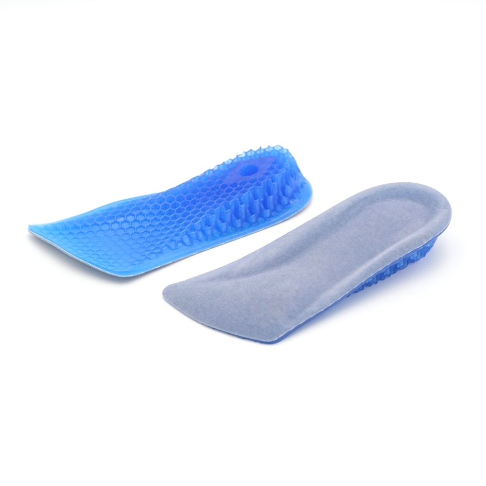남자 여자 파워 젤 뒷굽 키높이 깔창 3cm 신발 운동화 푹신한 실리콘 쿠션 - 상세 이미지 4