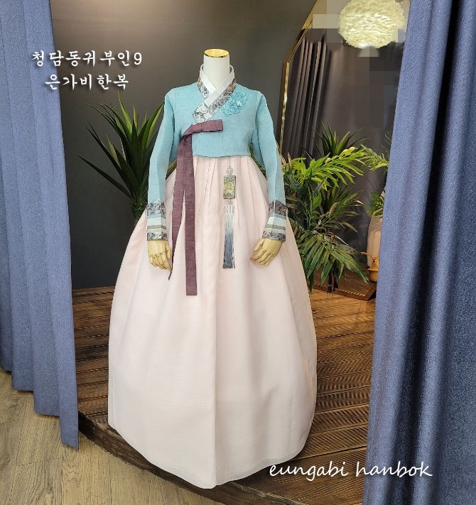 [한복대여] 청담동귀부인9 여성 혼주 결혼식 한복 - 상세 이미지 3
