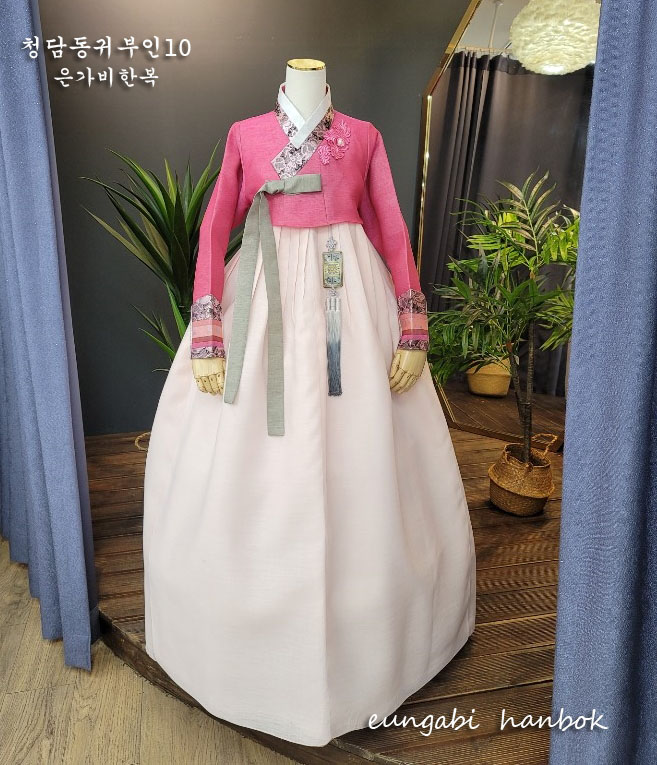 [한복대여] 청담동귀부인10 여성 혼주 결혼식 한복 - 상품 이미지